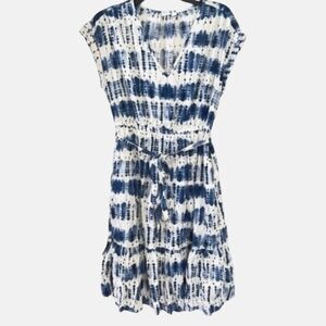 Gap tie dyed belted dress